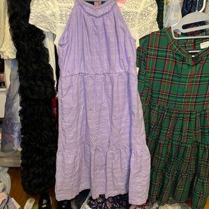 Lavender Sleeveless Girl’s Maxi Dress